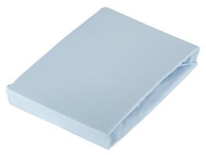 ELASTICKÉ PROSTĚRADLO, žerzej, světle modrá, kašmírová, 150/200 cm Novel - Prostěradla