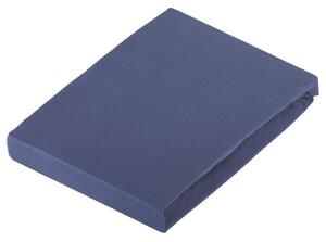 ELASTICKÉ PROSTĚRADLO, žerzej, modrá, tmavě modrá, 100/200 cm Novel - Prostěradla