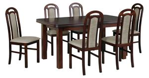 Drewmix Jídelní stůl WENUS 5 + deska stolu ořech, nohy stolu ořech
