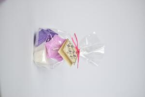 Supeko plovoucí svíčky HVĚZDA 3ks růžovofialové dárkové balení