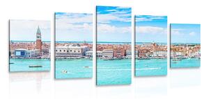 5-dílné obraz pohled na Benátky Varianta: 200x100