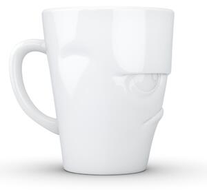 Nevrlý Hrnek na čaj, kávu, kakao, snídani 350 ml, 58products (bílý porcelán)