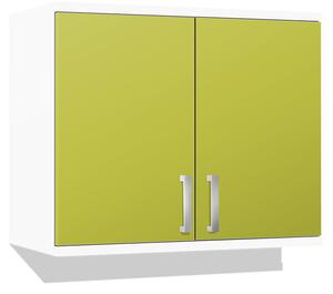 Koupelnová skříňka závěsná K37 barva skříňky: bílá 113, barva dvířek: lemon lesk