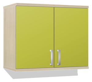 Koupelnová skříňka závěsná K37 barva skříňky: akát, barva dvířek: lemon lesk