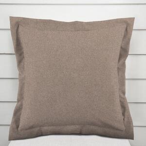 Biante Dekorační povlak na polštář s lemem BKR-502 Světle hnědý režný 30 x 50 cm