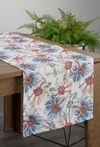 UBRUS FLORE 7 40X140 CM VZOROVANÝ