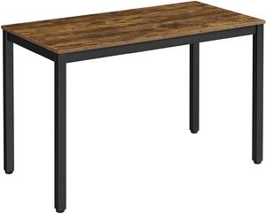 Vasagle Psací stůl LWD64X černá/hnědá, šířka 120 cm