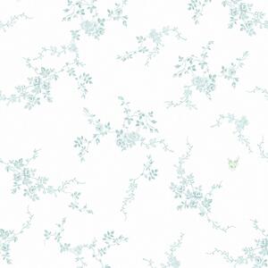 Vliesová tapeta na zeď, modro-zelená, květiny, 125108, Shabby Chic by Rachel Ashwell