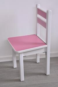 Vingo Dětská růžová židlička otevírací s přihrádkou