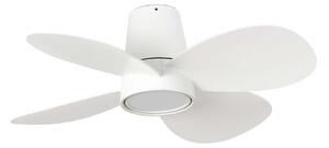 FARO 34315SWT - LED Stm. ventilátor KLOVER S LED/20W/230V pr. 80 cm bílá WT + DO