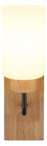 Globo 15977W - Nástěnná lampa ROWENA 1xE27/60W/230V béžová/bílá