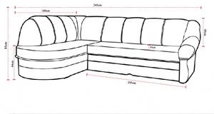 Eltap sedací souprava SANTI rohová rozkládací s úložným prostorem potahový materiál I. cenová skupina