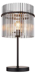 Globo 15698T1 - Stolní lampa GORLEY 1xE14/60W/230V pr. 30 cm černá