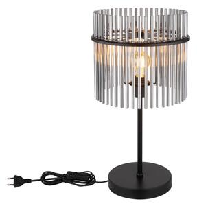 Globo 15698T1 - Stolní lampa GORLEY 1xE14/60W/230V pr. 30 cm černá