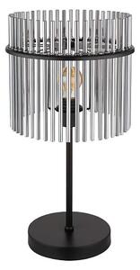 Globo 15698T1 - Stolní lampa GORLEY 1xE14/60W/230V pr. 30 cm černá