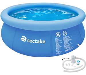 Tectake 402897 bazén kruhový ø 240 x 63 cm - modrá