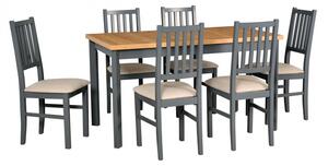 Drewmix jídelní židle NILO 7 + dřevo: sonoma, potahový materiál: látka