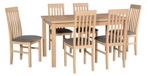 Drewmix jídelní židle NILO 1 - dřevo: olše, potahový materiál: látka
