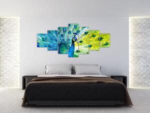 Obraz páva (210x100 cm)