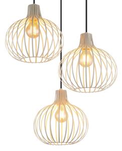 Globo 33379319 - Lustr na lanku MATEO 3xE27/40W/230V béžová