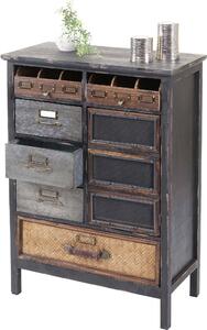 Komoda F34 Vintage Shabby-Look - dřevo / kov, 90 x 65 x 32 cm