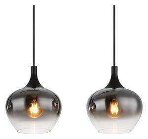 Globo 15548-4H - Lustr na lanku MAXY 4xE27/40W/230V černá