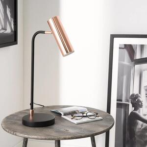 Měděná kovová stolní lampa Somcasa Riola 52 cm