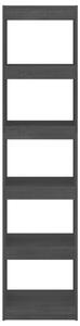 Knihovna Roully - 40x30x167,5 cm | černá
