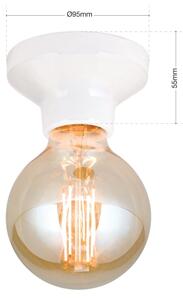 Orion - Stropní svítidlo FROST 1xE27/60W/230V bílá