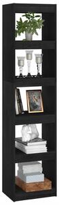 Knihovna Roully - 40x30x167,5 cm | černá