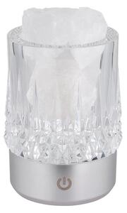 Globo 21044S - LED Stm dot stolní lampa LIZZY LED/1W/5V 3000K 1200 mAh stříbrná