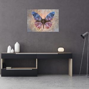 Obraz - Steampunk motýl (70x50 cm)
