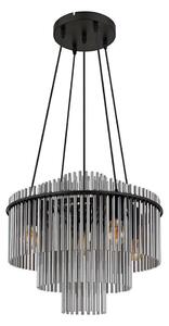 Globo 15698H1 - Lustr na lanku GORLEY 5xE27/60W/230V černá