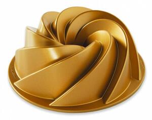 Forma na bábovku Heritage střední zlatá Nordic Ware (Barva- zlatá, litý hliník)