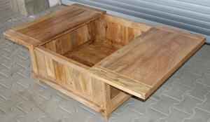 Konferenční stolek Devi 90x40x90 z mangového dřeva