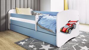 Kocot kids Dětská postel Babydreams závodní auto modrá
