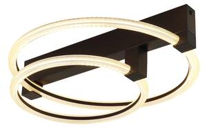 Globo 48050D1S - LED Stropní svítidlo FLETCHER LED/24W/230V 3000K 58x38 cm černá