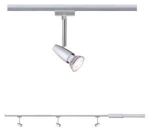 P 5062 URail set Smart Home Zigbee 3.0 lištový spot Barelli GU10 max. 3x10W stmívatelné 230V matný chrom/chrom Smart Home Zigbee - PAULMANN