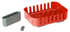 Odkapávač na nádobí, příbory a talíře RENGO VIGAR (Barva-červená)