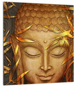 Obraz - Zlatý Buddha (30x30 cm)
