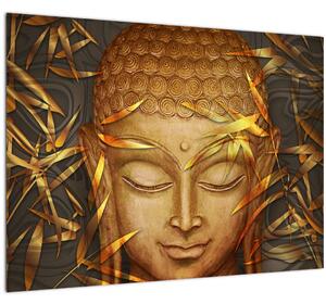 Obraz - Zlatý Buddha (70x50 cm)
