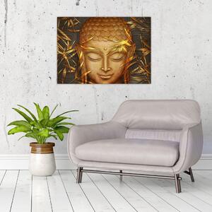 Obraz - Zlatý Buddha (70x50 cm)