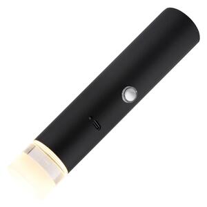 Globo 16060 - LED Stm dotyk nabíjecí svítidlo 2v1 PELO LED/2W/230/5V černá