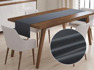 Biante Saténový běhoun na stůl polyesterový Satén LUX-L049 Antracitově šedý 20x120 cm