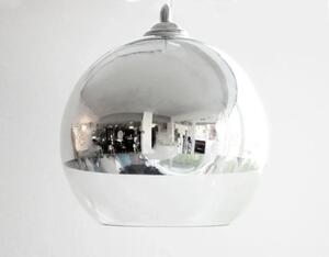 Industriální lustr Silver Ball 18