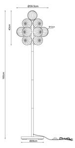 Globo 56146S - Stojací lampa CONOR 13xG9/4W/230V