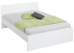 POSTEL 140/200 cm, kompozitní dřevo, bílá Carryhome