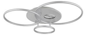 Globo 48466-54A-LED Stm stropní svítidlo INVERTINA 54W/230V 90x70 cm stříbrná+DO
