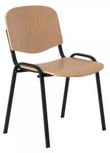 Dřevěná konferenční židle ISO - černé nohy