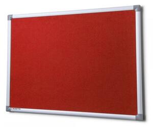 Textilní tabule SICO 150 x 100 cm červená